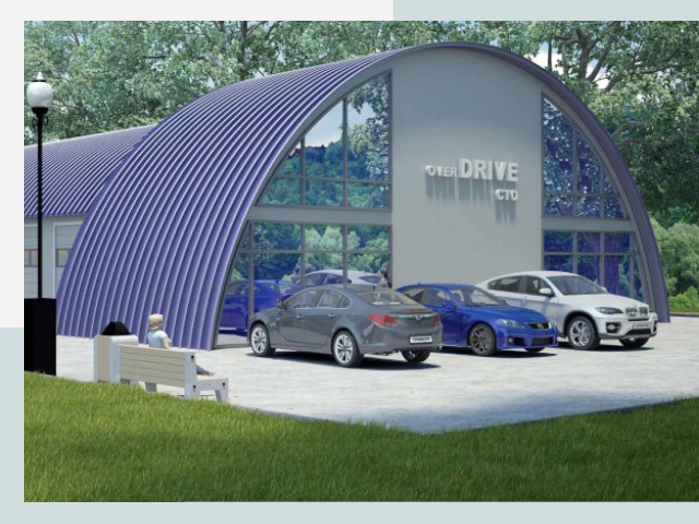 Монтаж ангаров и металлоконструкций от 624 руб.