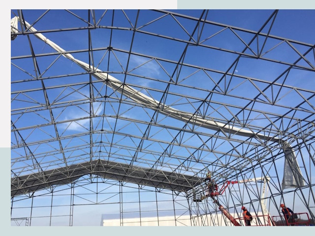 Шатровые ангары от 624 руб. в Кемерово и Кемеровской области