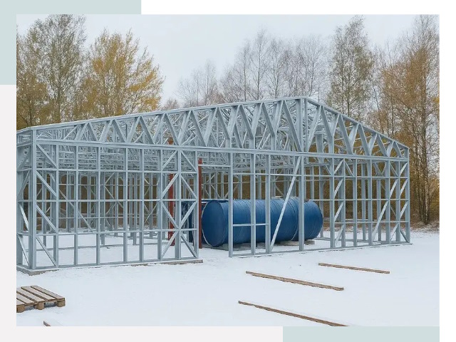 Металлические ангары в Кемерово