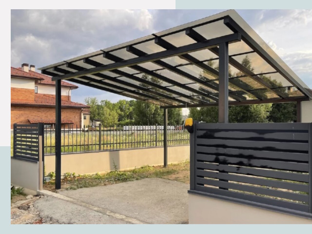 Металлические навесы в Кемерово от 624 руб. за м²