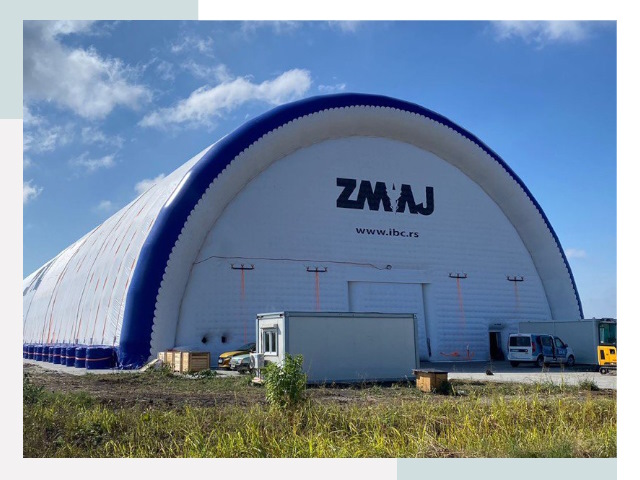 Брендирование ангаров в Кемерово