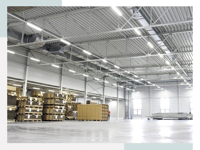 Освещение ангаров в Кемерово