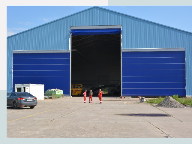 Ангарные ворота в Кемерово от СтальСтрой-Кмр по цене 624 руб.