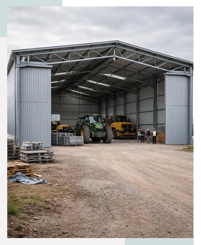 Ангары для сельхозтехники в Кемерово от 20812 р. | СтальСтрой-Кмр