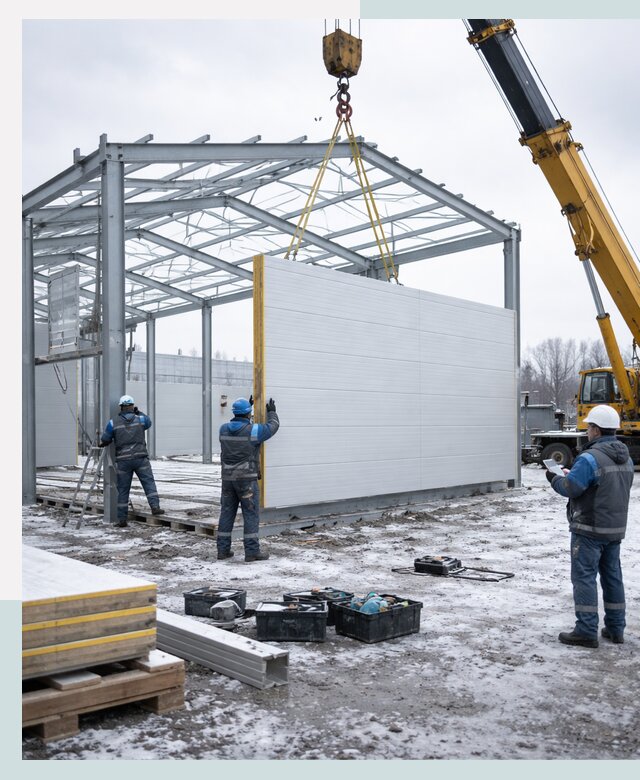 Строительство холодильных складов под ключ в Кемерово