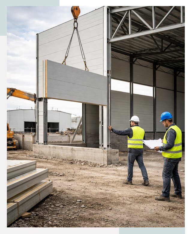 Склад из сэндвич панелей под ключ в Кемерово от 9886 р. | СтальСтрой-Кмр