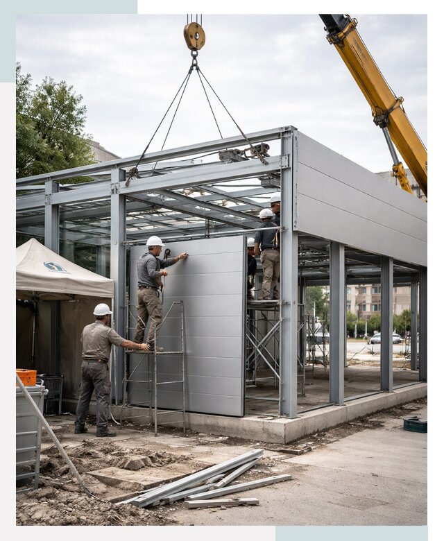 СтальСтрой-Кмр: торговый павильон под ключ в Кемерово от 36421 р.