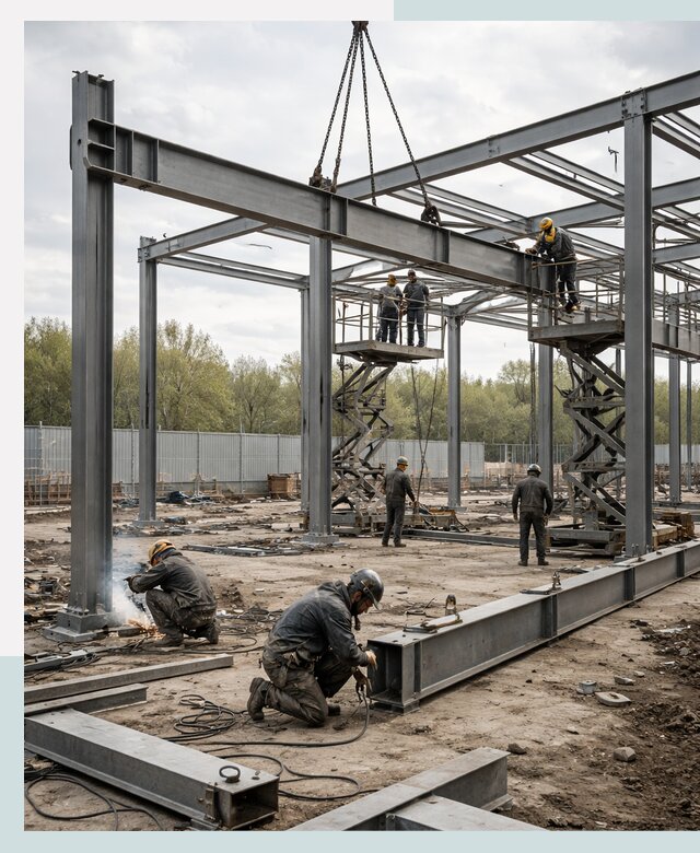 Строительство выставочных павильонов из металлоконструкций в Кемерово