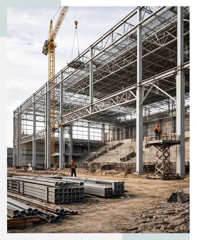 Строительство спортивных комплексов в Кемерово от 31218 р. | СтальСтрой-Кмр